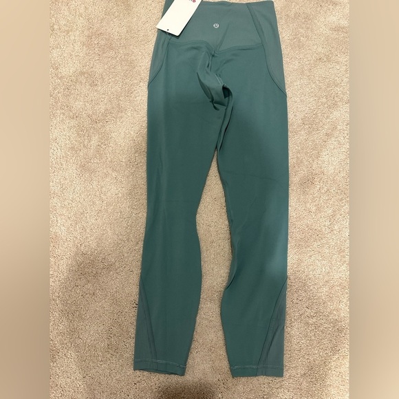 Lululemon Align Rib Panel HR Tight 25" - Tidewater Teal - 4 NWT - Picture 6 of 6
